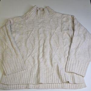 a new day Cream Cowl Neck Sweater